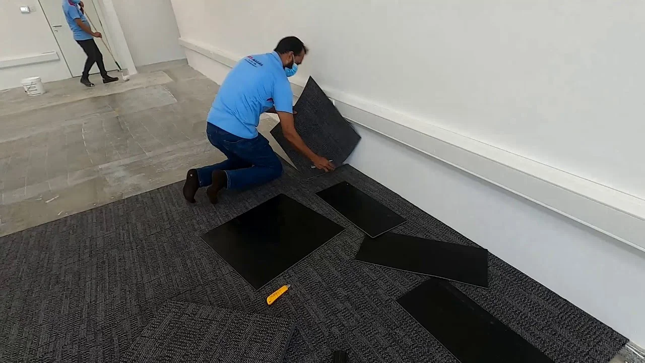 How to install Carpet Tiles