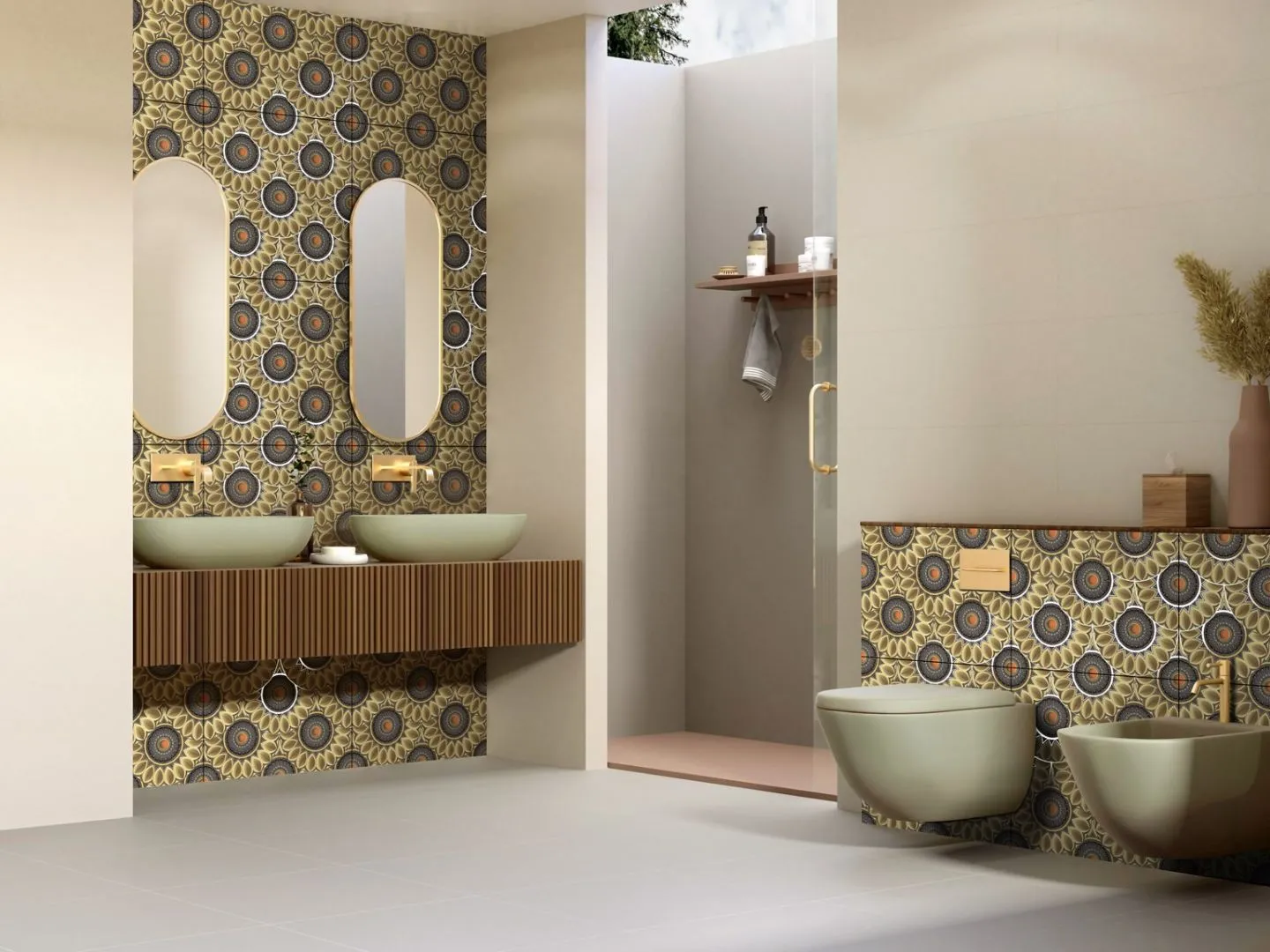 Floors to Walls: Applications of Bookmatch Tiles in UK Home