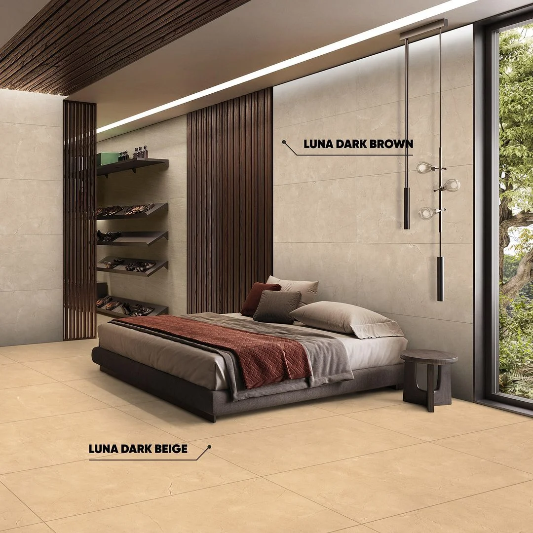 brown tiles for bedroom