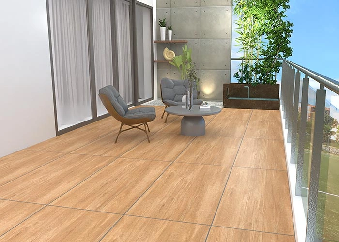 Wood-Look Tiles for Balconies