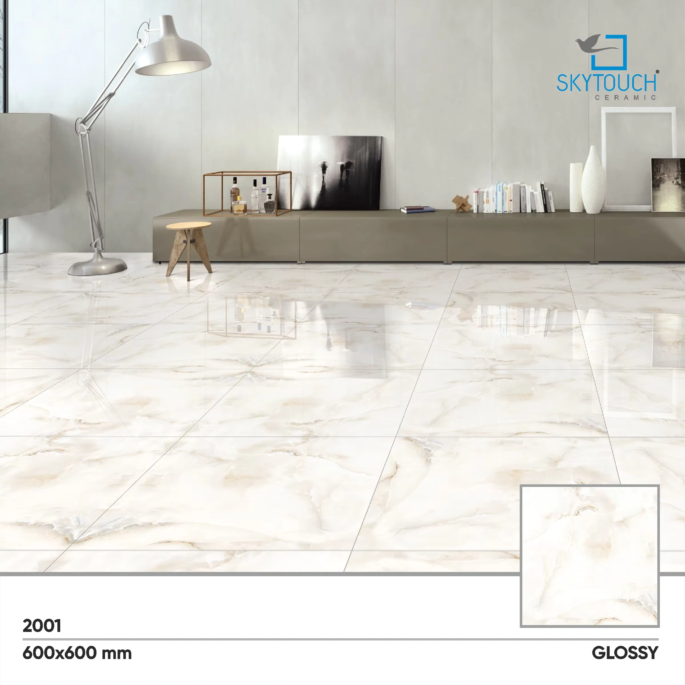 600 x 600 mm floor tiles - Skytouch