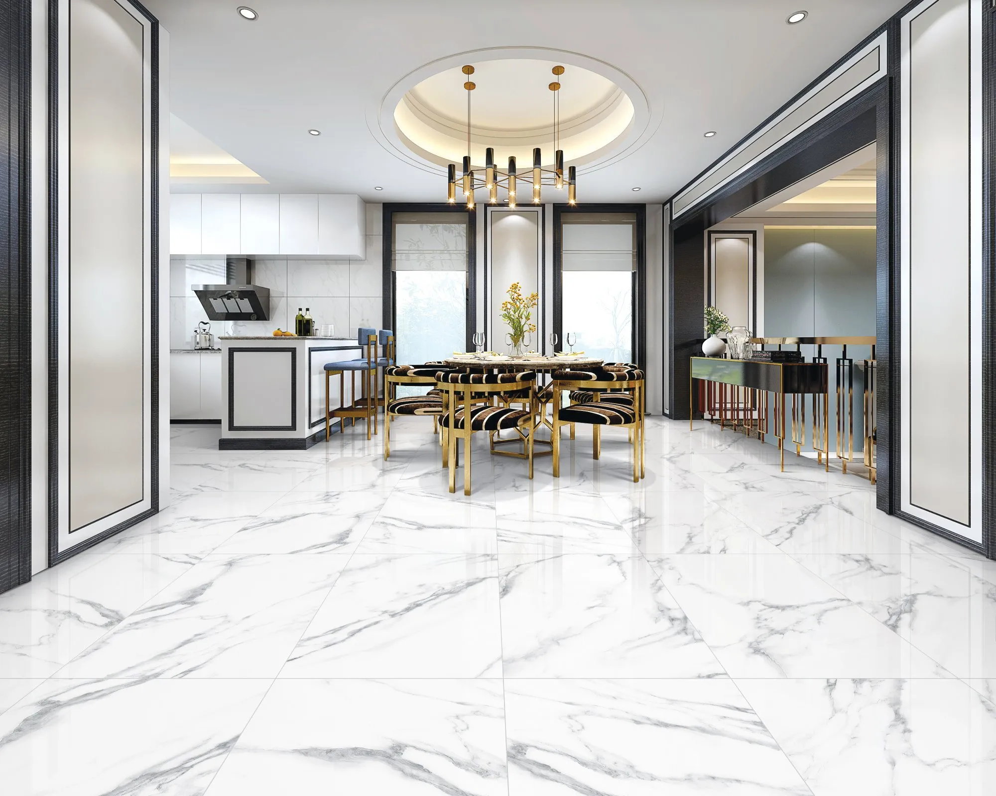How to Choose and Install White Marble Look Tiles