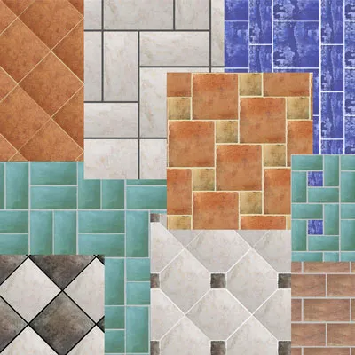 What are the 6 main Types of Tiles?