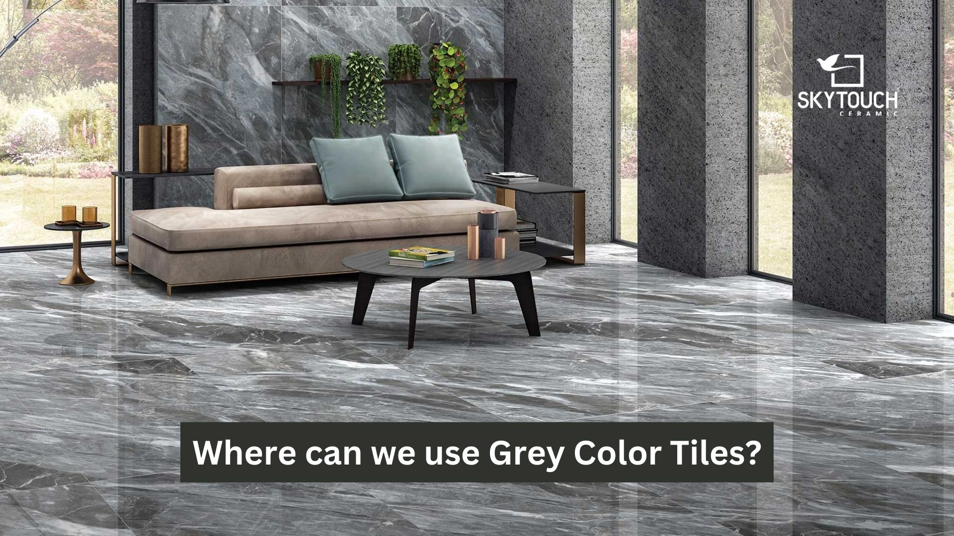 Where can we use Grey Color Tiles?