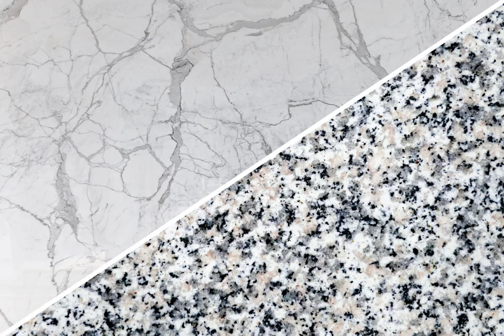 Is marble more slippery than granite?